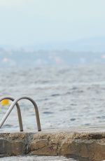 KIMBERLEY GARNER Workout at Port of Saint-tropez