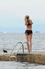 KIMBERLEY GARNER Workout at Port of Saint-tropez