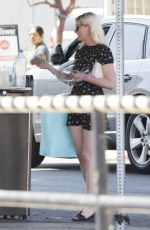 KIRSTEN DUNST at Baby Shower at Off Vne Restaurant in Hollywood