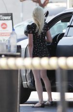 KIRSTEN DUNST at Off Vine Restaurant in Hollywood
