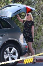 KIRSTEN DUNST at Off Vine Restaurant in Hollywood