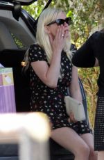 KIRSTEN DUNST at Off Vine Restaurant in Hollywood