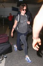 KRISTEN STEWART Arrives at LAX Airport from Japan