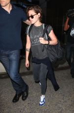 KRISTEN STEWART Arrives at LAX Airport from Japan
