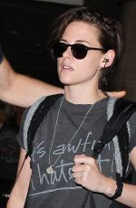 KRISTEN STEWART Arrives at LAX Airport from Japan