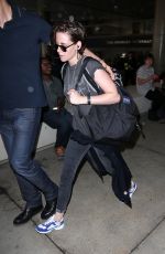 KRISTEN STEWART Arrives at LAX Airport from Japan