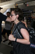 KRISTEN STEWART Arrives at LAX Airport from Japan