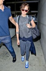 KRISTEN STEWART Arrives at LAX Airport from Japan