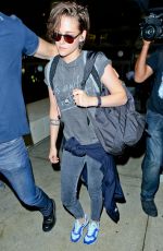 KRISTEN STEWART Arrives at LAX Airport from Japan