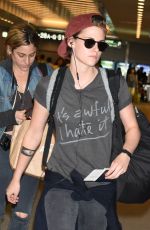 KRISTEN STEWART Arrives at Narita Airport