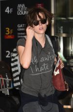 KRISTEN STEWART Arrives at Narita Airport