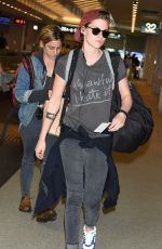 KRISTEN STEWART Arrives at Narita Airport