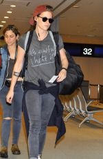 KRISTEN STEWART Arrives at Narita Airport