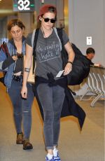 KRISTEN STEWART Arrives at Narita Airport
