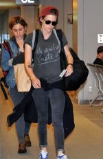 KRISTEN STEWART Arrives at Narita Airport