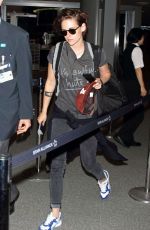 KRISTEN STEWART Arrives at Narita Airport