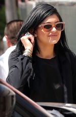 KYLIE JENNER Arrives at Urth Caffe in West Hollywood