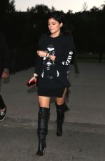 KYLIE JENNER Heading to a Concert at the Rose Bowl in Pasadena