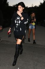 KYLIE JENNER Heading to a Concert at the Rose Bowl in Pasadena