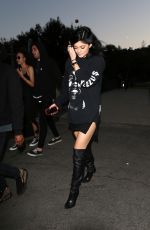 KYLIE JENNER Heading to a Concert at the Rose Bowl in Pasadena