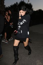 KYLIE JENNER Heading to a Concert at the Rose Bowl in Pasadena