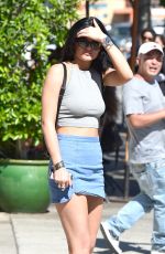 KYLIE JENNER in Tight Skirt Out in West Hollywood