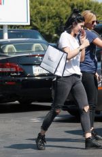 KYLIE JENNER Shopping at Best Buy in West Hollywood