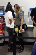 KYLIE JENNER Shopping at Best Buy in West Hollywood