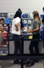 KYLIE JENNER Shopping at Best Buy in West Hollywood