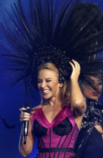 KYLIE MINOGUE Performs at Commonwealth Games Closing Ceremony