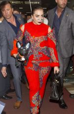 LADY GAGA Arrives at Airport in Seoul