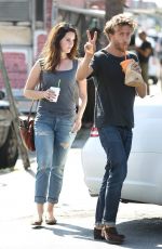 LANA DEL REY Out in Abbot Kinney in Benice Beach