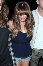 LEA MICHELE Arrives at Justin Timberlake Concert