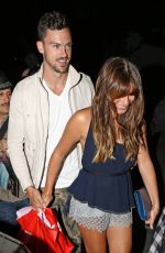 LEA MICHELE Arrives at Justin Timberlake Concert