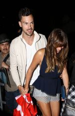 LEA MICHELE Arrives at Justin Timberlake Concert