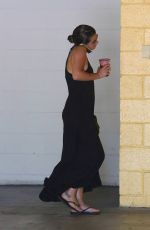 LEA MICHELE at Pressed Juicery in Los Angeles