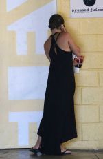LEA MICHELE at Pressed Juicery in Los Angeles