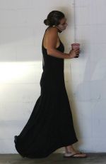 LEA MICHELE at Pressed Juicery in Los Angeles