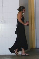 LEA MICHELE at Pressed Juicery in Los Angeles