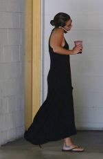 LEA MICHELE at Pressed Juicery in Los Angeles