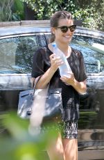 LEA MICHELE Out and About in West Hollywood