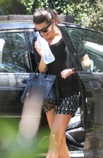 LEA MICHELE Out and About in West Hollywood