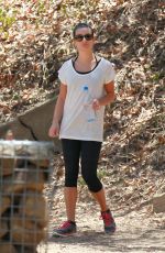LEA MICHELE Out Hikinig in the Hollywood Hills