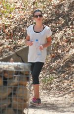 LEA MICHELE Out Hikinig in the Hollywood Hills