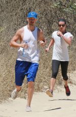 LEA MICHELE Out Hikinig in the Hollywood Hills