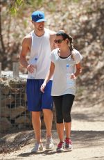 LEA MICHELE Out Hikinig in the Hollywood Hills