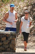 LEA MICHELE Out Hikinig in the Hollywood Hills