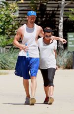 LEA MICHELE Out Hikinig in the Hollywood Hills