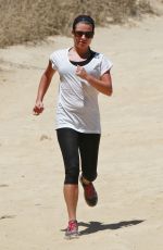 LEA MICHELE Out Hikinig in the Hollywood Hills