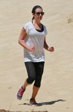 LEA MICHELE Out Hikinig in the Hollywood Hills